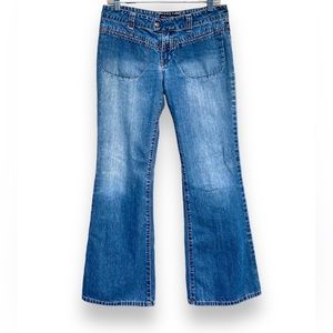 Vintage American Eagle Low Rise Flares Size 8